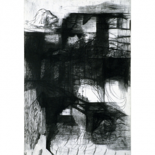 1995 Untitled no. 5 | 75,5 x 110 cm | charcoal on paper