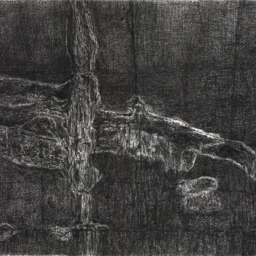 2007 Untitled no. 3 | 41,5 x 59,7 cm | charcoal on paper