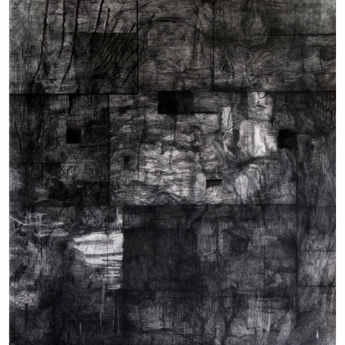2014 - 2012 Untitled | 169 x 157 cm | chacoal on paper