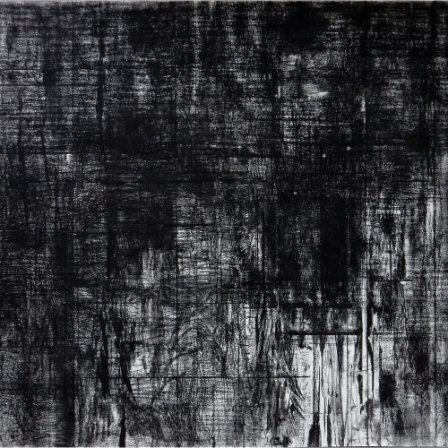 2014-18 Untitled no. 1 | 100 x 140 cm | charcoal on paper