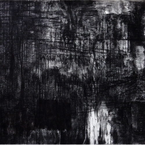 2014-18 Untitled no. 3 | 100 x 140 cm | charcoal on paper