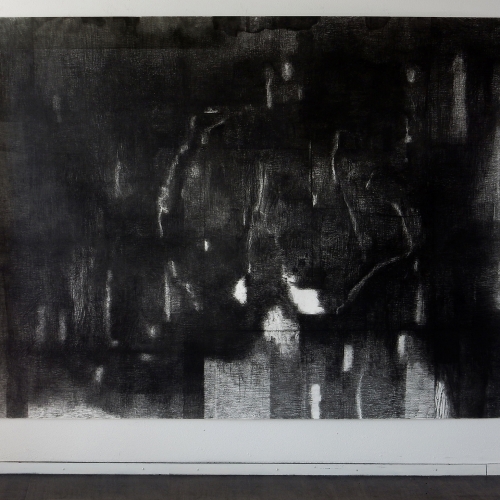 2019 Untitled | 196 x 260 cm | charcoal on paper